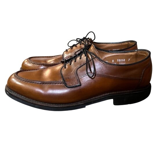 Allen Edmonds Oxford Shoes Men\'s 10 D Brown Leather Dress Used *No Insoles main image 14